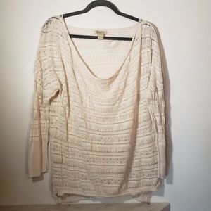 Lucky Brand! Gorgeous boho crochet sweater!! EUC!